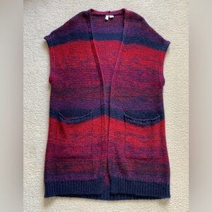 Anthropologie Moth Rinda Mohair Vest Cardigan Wmns Sz XS/S Oversized Soft Knit